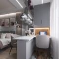 Lampada sospesa a soffitto sfera Ø 30cm vetro cromato Fermi Maytoni Promozione