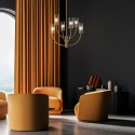 Lampadario da soffitto candelabro moderno cilindri 6 luci Arco Maytoni Sconti
