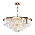 Lampadario sospeso classico cristalli vetro trasparente Revero Maytoni Sconti