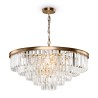Lustre suspendu classique cristaux verre transparent Revero Maytoni Réductions