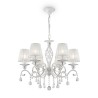 Lampadario da soffitto candelabro bianco classico cristalli Grace Maytoni Promozione