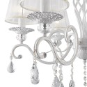 Lampadario da soffitto candelabro bianco classico cristalli Grace Maytoni Vendita