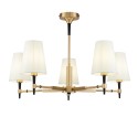 Lampadario moderno 5 luci candelabro paralume stoffa Zaragoza Maytoni Vendita