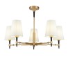 Lampadario moderno 5 luci candelabro paralume stoffa Zaragoza Maytoni Vendita