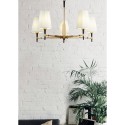 Lampadario moderno 5 luci candelabro paralume stoffa Zaragoza Maytoni Saldi