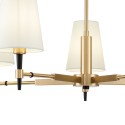Lampadario moderno 5 luci candelabro paralume stoffa Zaragoza Maytoni Offerta