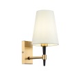 Applique a muro classica paralume stoffa bianco Zaragoza Maytoni Promozione