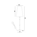 Lampada da tavolo classico luce tessuto scrivania Zaragoza Maytoni Vendita