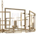 Lampadario dorato a sospensione soffitto salotto 8 luci Bowi Maytoni Saldi