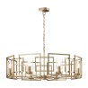 Lampadario dorato a sospensione soffitto salotto 8 luci Bowi Maytoni Vendita