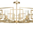 Lampadario dorato a sospensione soffitto salotto 8 luci Bowi Maytoni Offerta