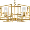 Lampadario a sospensione moderno dorato 6 luci da salotto Bowi Maytoni Vendita