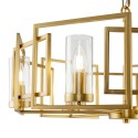 Lampadario a sospensione moderno dorato 6 luci da salotto Bowi Maytoni Saldi