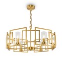 Lampadario a sospensione moderno dorato 6 luci da salotto Bowi Maytoni Promozione