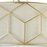 Lampada da soffitto moderno dorato paralume tessuto Messina Maytoni Offerta