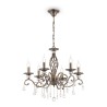 Lampada candelabro a soffitto classico cristalli 6 luci Grace Maytoni Promozione