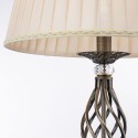 Lampada da terra piantana soggiorno stile classico stoffa Grace Maytoni Offerta