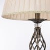 Lampada da terra piantana soggiorno stile classico stoffa Grace Maytoni Offerta