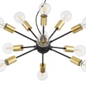 Lampadario a sospensione nero soffitto 12 portalampada Jackson Maytoni Offerta