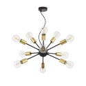 Lampadario a sospensione nero soffitto 12 portalampada Jackson Maytoni Vendita
