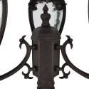 Lampadaire de jardin classique à 3 lumières éclairage extérieur Fleur Maytoni Réductions