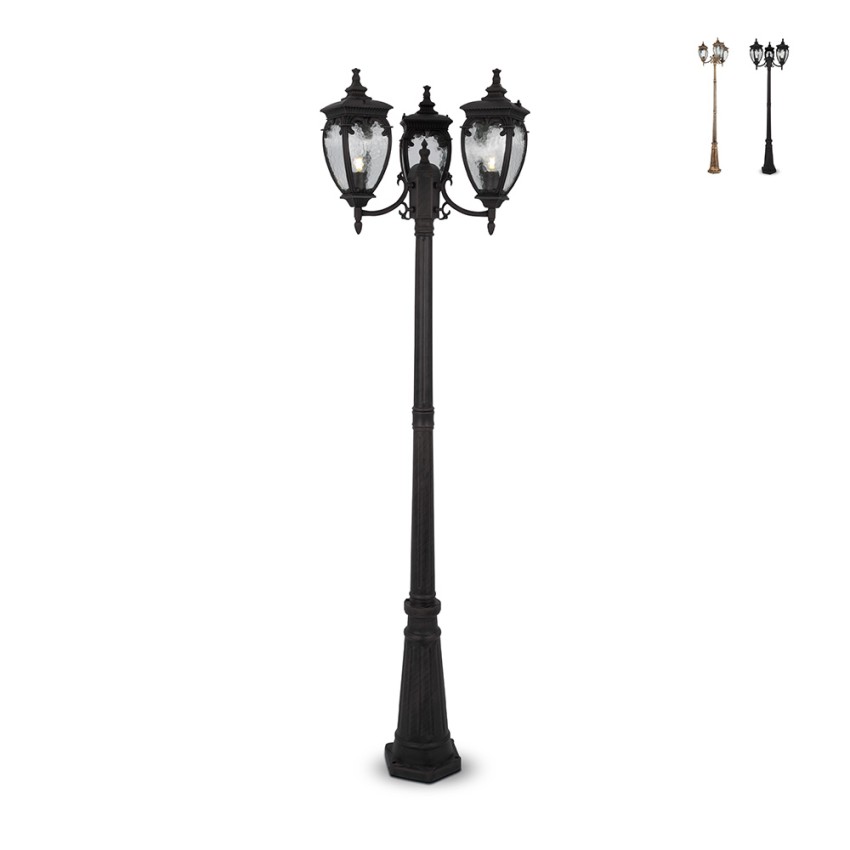 Lampadaire de jardin classique à 3 lumières éclairage extérieur Fleur Maytoni Promotion Lampadaire de jardin classique à 3 lumières éclairage extérieur Fleur Maytoni Promotion