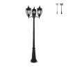 Lampione da giardino esterno lanterne 3 luci classico Fleur Maytoni Promozione