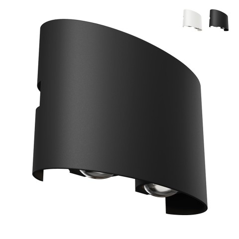 Applique moderna da esterno lampada LED a muro giardino Strato Maytoni Promozione