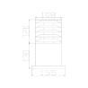 Éclairage extérieur Borne lumineuse de jardin cylindrique IP54 Bronx Maytoni Réductions
