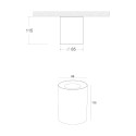 Faretto bianco da soffitto lampada spot cucina soggiorno Slim Maytoni Offerta