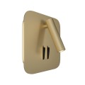 Lampada applique a muro dorata luce LED faretto spot Los 176 Maytoni Promozione