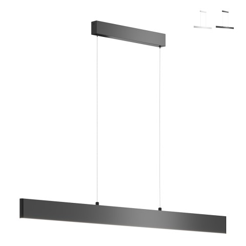 Lampadario LED a sospensione regolabile moderno 118,5cm Step Maytoni Promozione