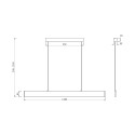 Lampadario LED a sospensione regolabile moderno 118,5cm Step Maytoni Acquisto