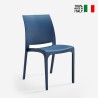 Chaise empilable pour bar restaurant jardin extérieur intérieur Volga BICA Achat