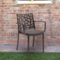 Chaise jardin extérieur moderne avec accoudoirs Matrix Armchair BICA Choix