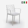 Chaise jardin extérieur moderne avec accoudoirs Matrix Armchair BICA Remises