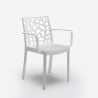 Chaise jardin extérieur moderne avec accoudoirs Matrix Armchair BICA 