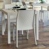 Sedia impilabile rattan giardino ristorante bar esterno Virginia Bica Prezzo