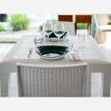 Sedia impilabile rattan giardino ristorante bar esterno Virginia Bica Costo