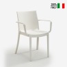 Stock 23 sedie con braccioli impilabili esterno giardino Victoria BICA Scelta
