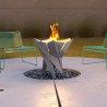 Feuerstelle für den Garten im Freien aus rostfreiem Stahl Phoenix Flower 650 Preis