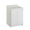 Meuble de buanderie 60x60 cm 2 portes avec lavabo Edilla Montegrappa Offre