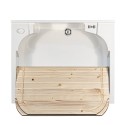 Waschbrettschrank aus Holz 2 Türen 60x50cm Edilla Montegrappa Waschküche Katalog