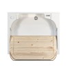 Lavatoio con mobiletto 2 ante 60x50cm vasca asse legno Edilla Montegrappa Catalogo