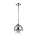Lampada sfera sospesa a soffitto vetro cromato Ø 20cm Fermi Maytoni Promozione