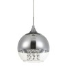Lampada sfera sospesa a soffitto vetro cromato Ø 20cm Fermi Maytoni Vendita