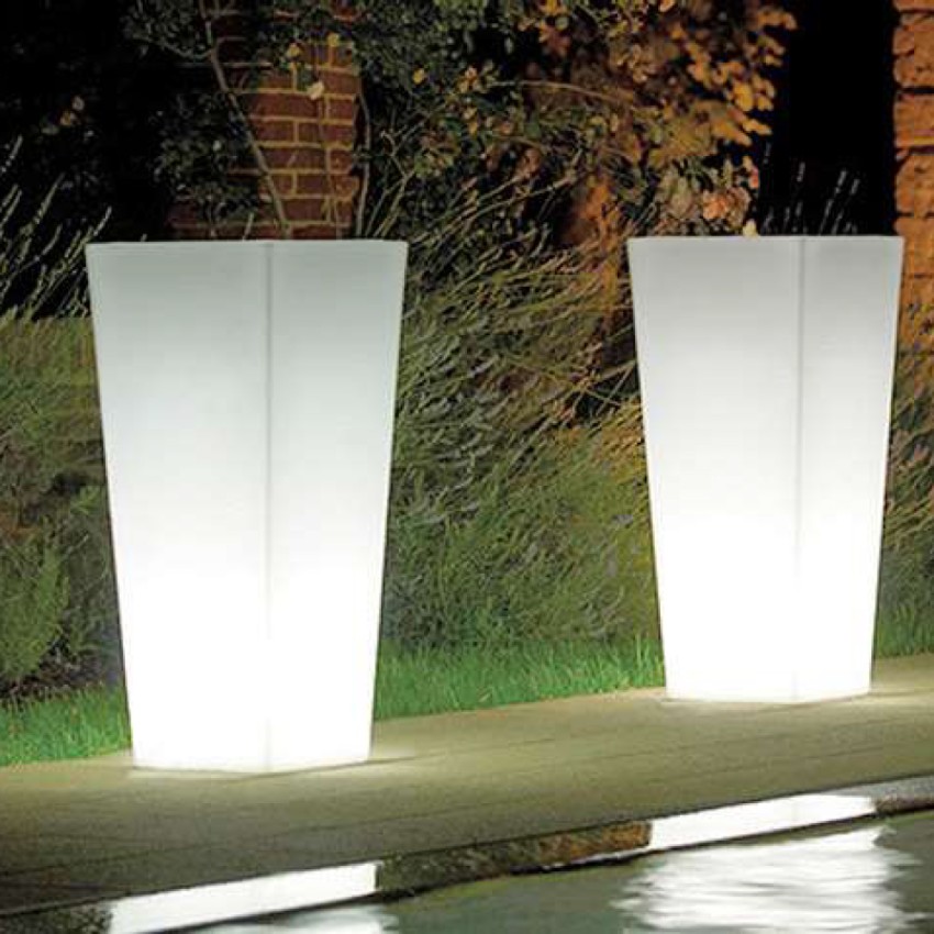Solar-LED-RGB-Außenblumentopf h102 Arkema Quadro für den Garten Aktion Solar-LED-RGB-Außenblumentopf h102 Arkema Quadro für den Garten Aktion