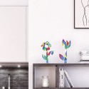 scultura decorativa fiore in plexiglass colorato stile pop art Tulipano Offerta