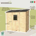 Gartenhaus aus Holz Geräteschuppen Vanilla 207x102 Verkauf