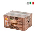 Olivenholz Brennholz in einer Box 40kg Kamin Ofen Ofen Olivetto Verkauf